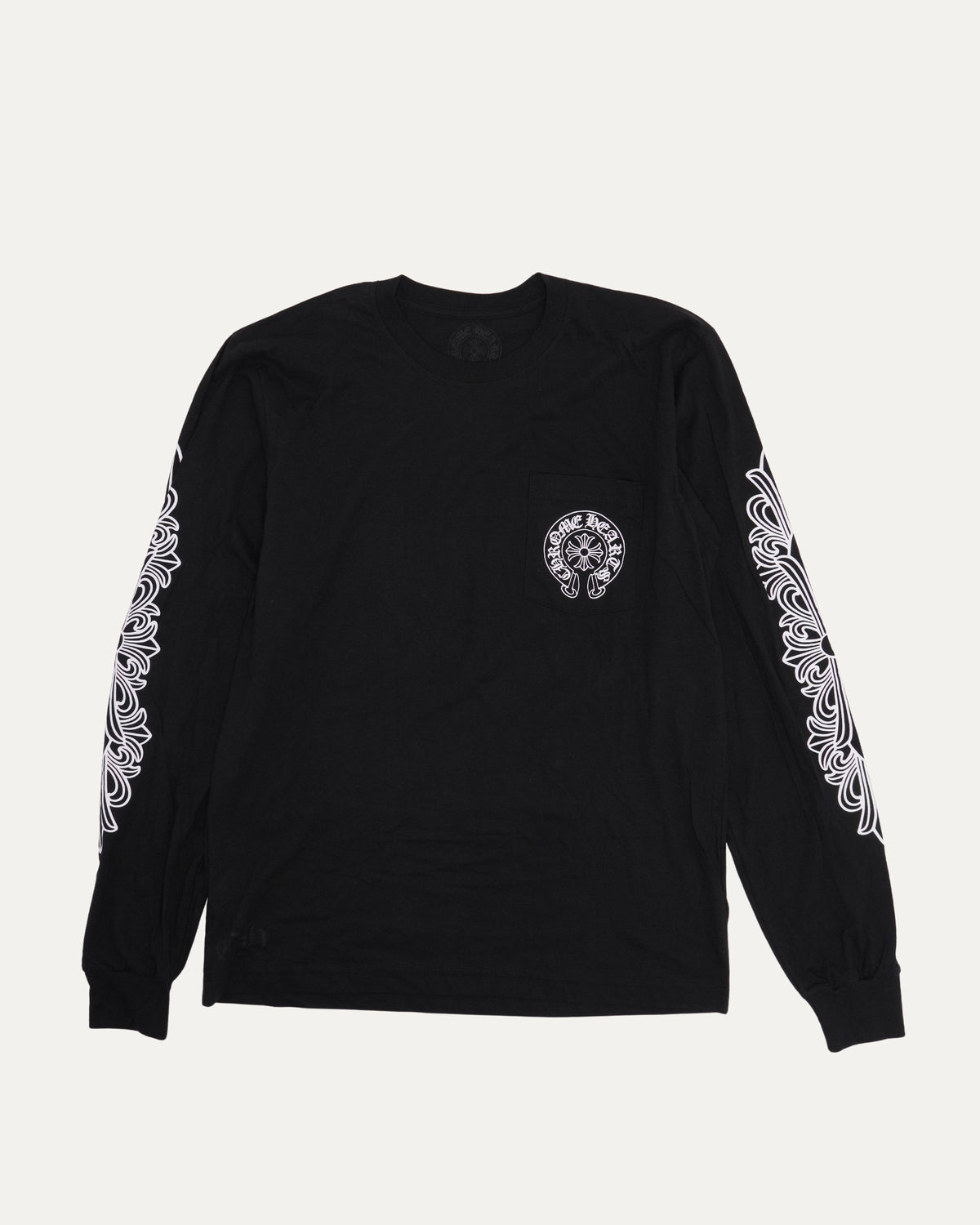 London Horseshoe Logo Long Sleeve Pocket T-Shirt