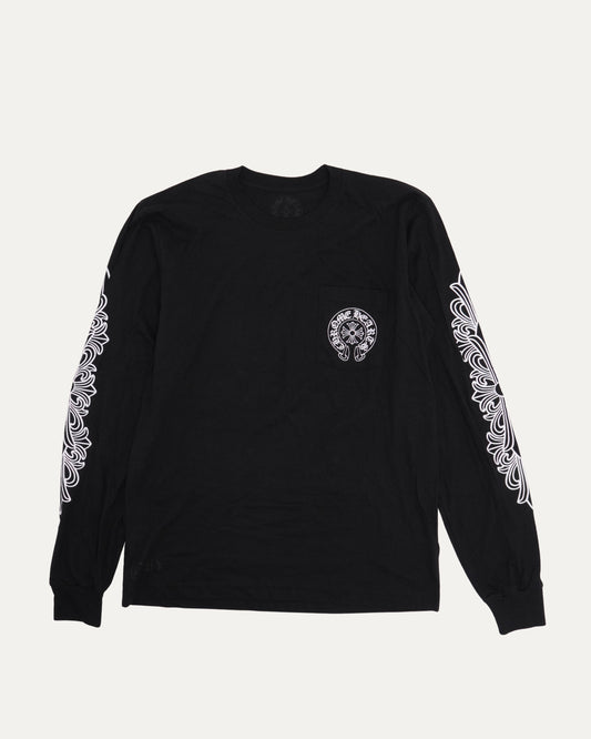 London Horseshoe Logo Long Sleeve Pocket T-Shirt