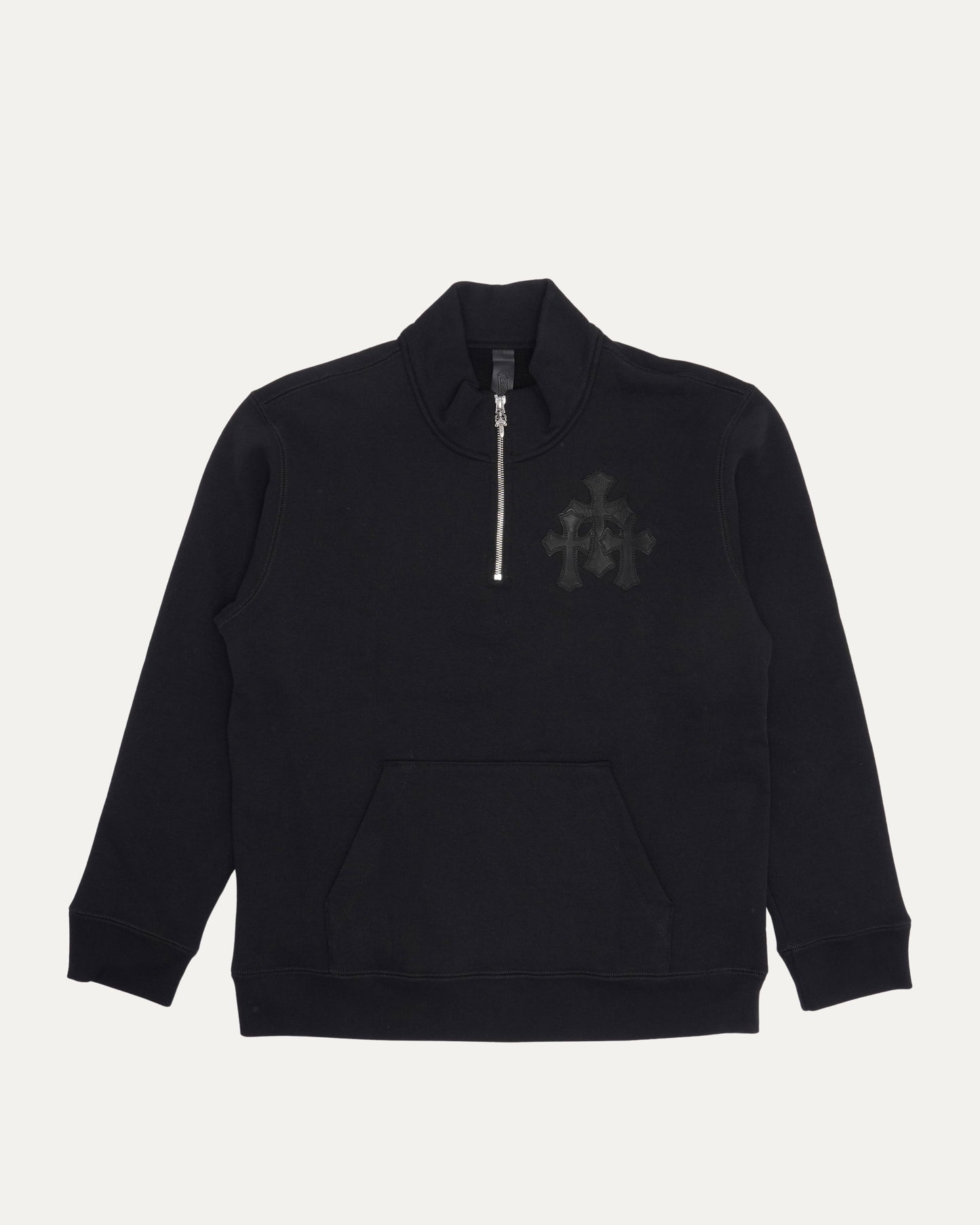 Paper Jam Cemetery Cross Patch Quarter Zip Sweatshirt