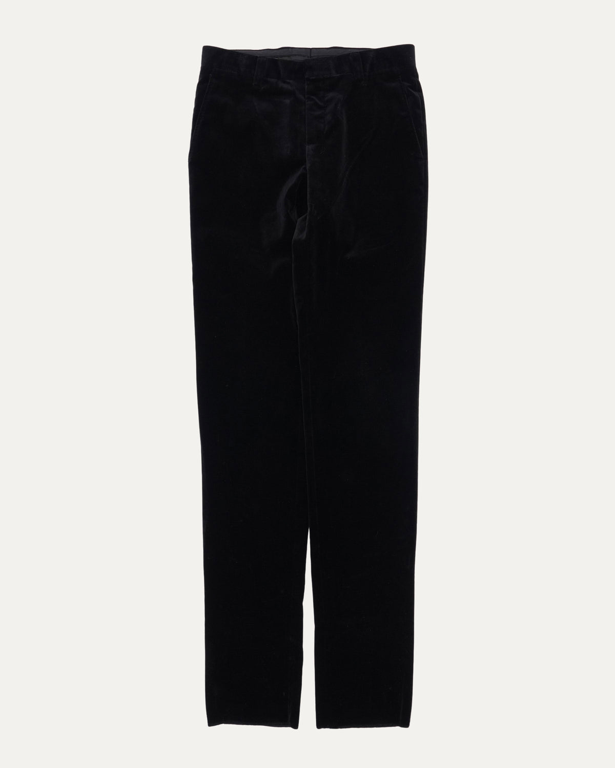Slim Fit Velvet Trousers