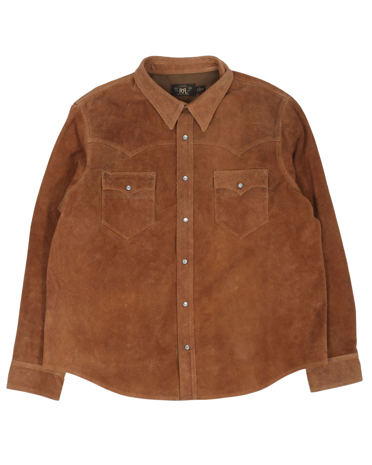 Brown Suede Shirt