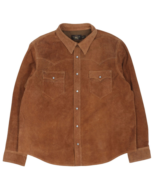 Brown Suede Shirt