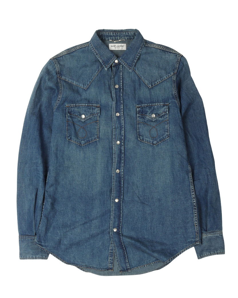 Denim Western Shirt