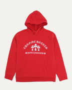 Triple Cross Embroidered Hoodie