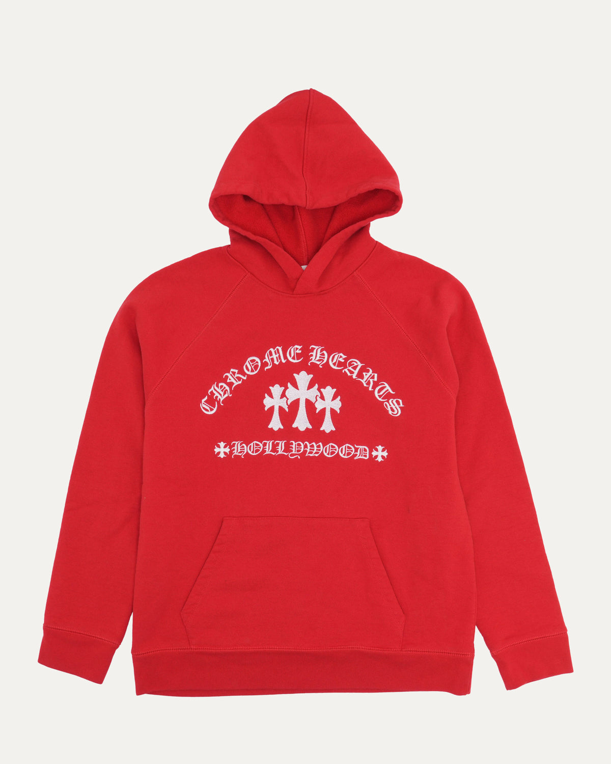 Triple Cross Embroidered Hoodie