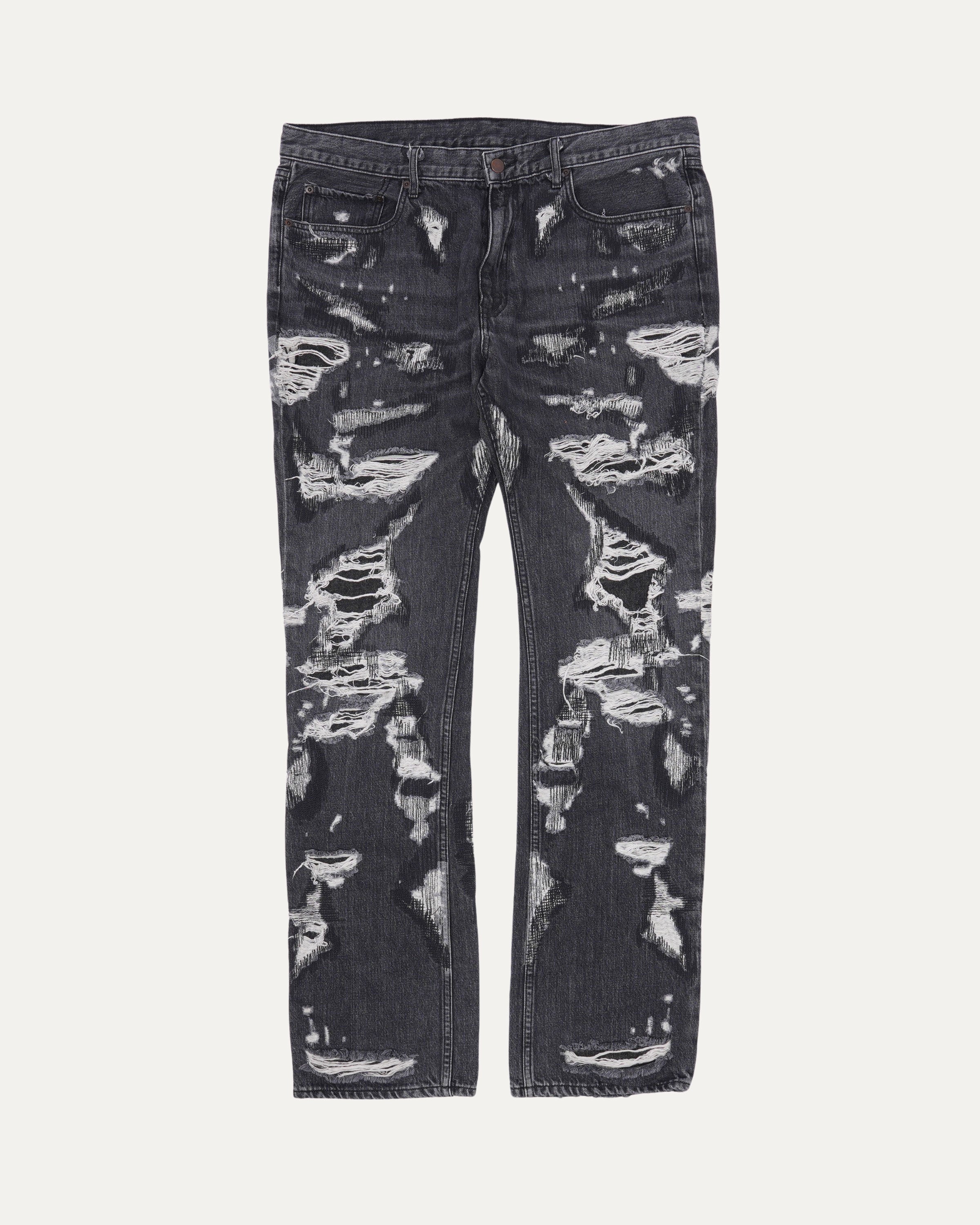 Sample Embroidered Jeans