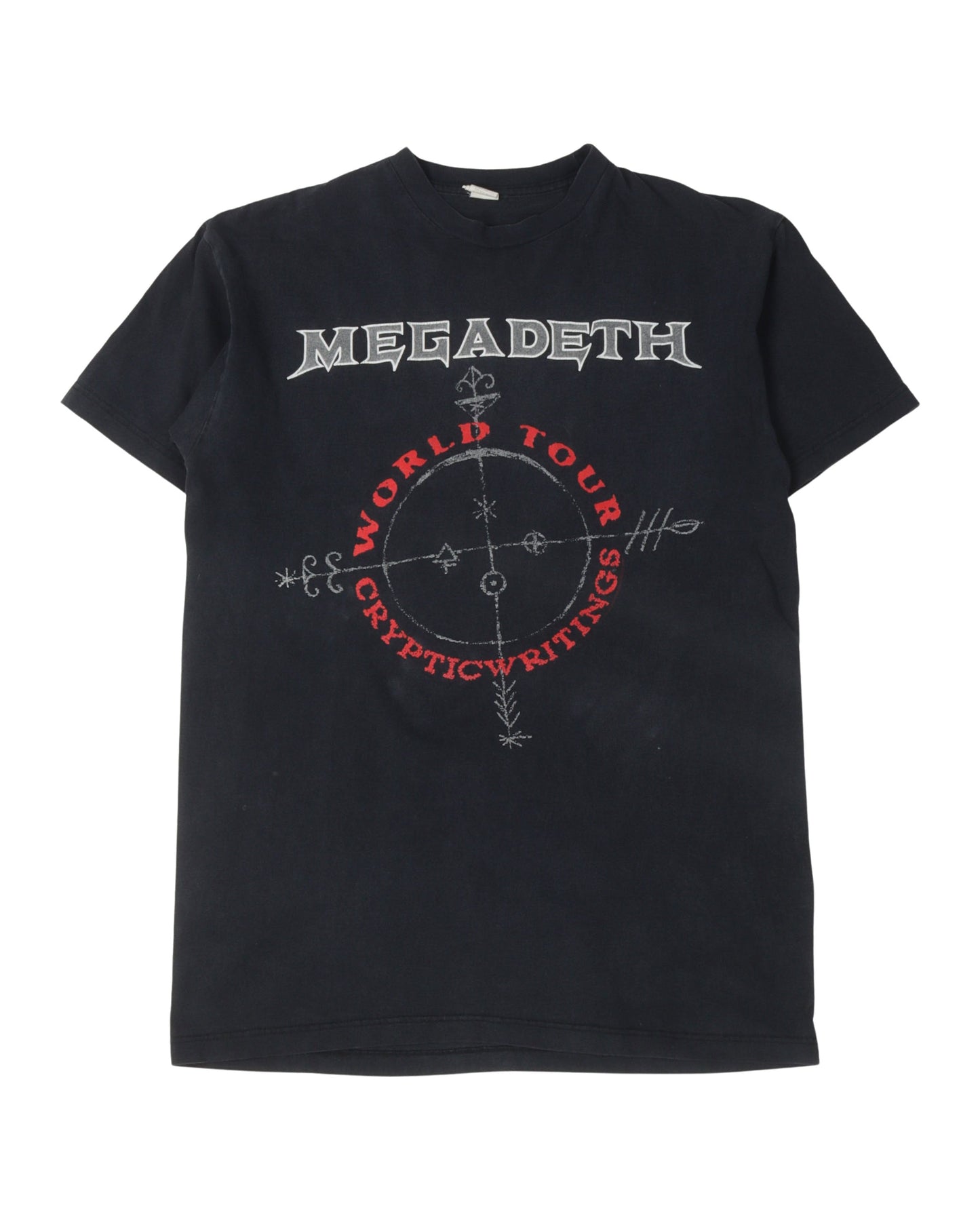 Megadeth Cryptic Writings World Tour 1997 T-Shirt