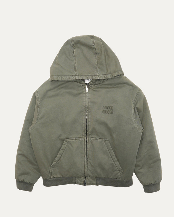 Olive Hooded Jacket