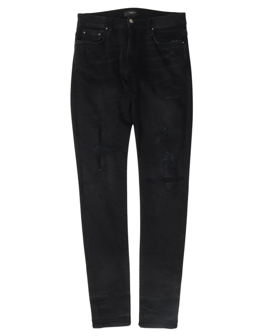 Distressed Denim Jeans