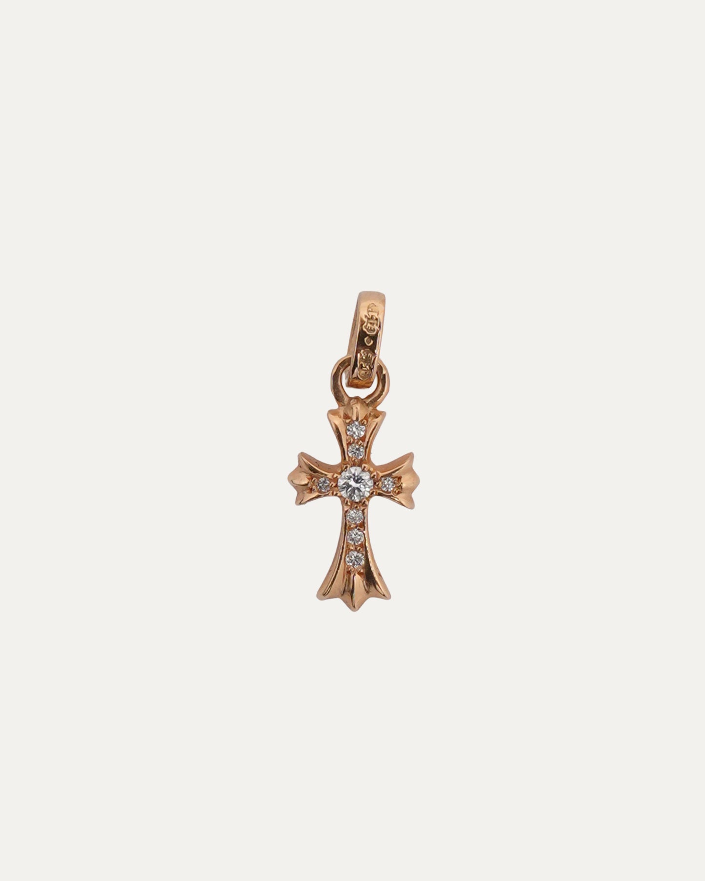22k Gold & Diamond Baby Fat Pendant