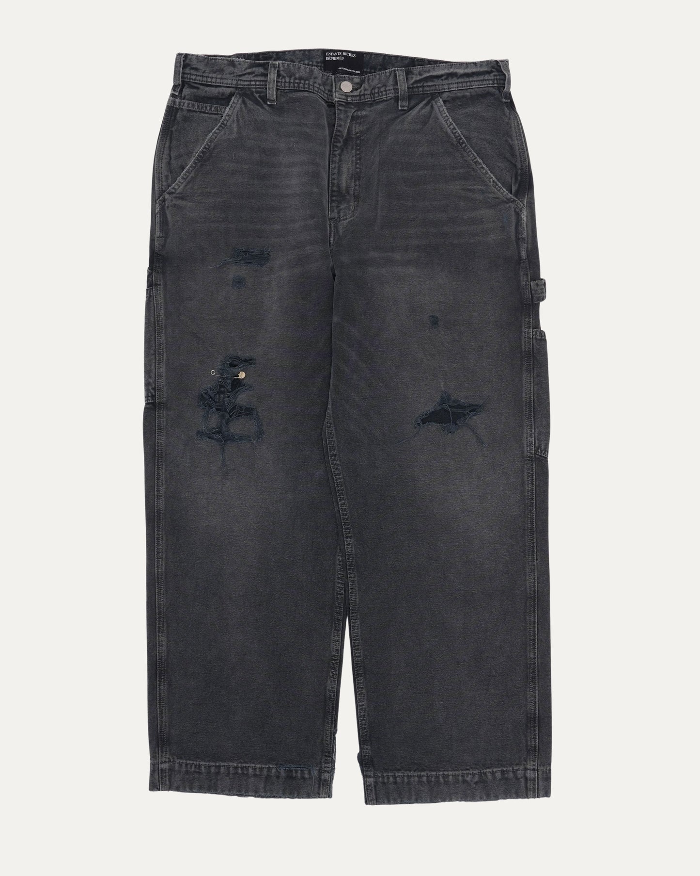 Distressed Paint Pants