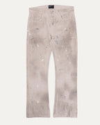 Paint Splatter Flare Jeans