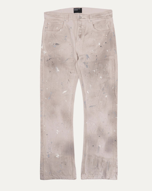 Paint Splatter Flare Jeans