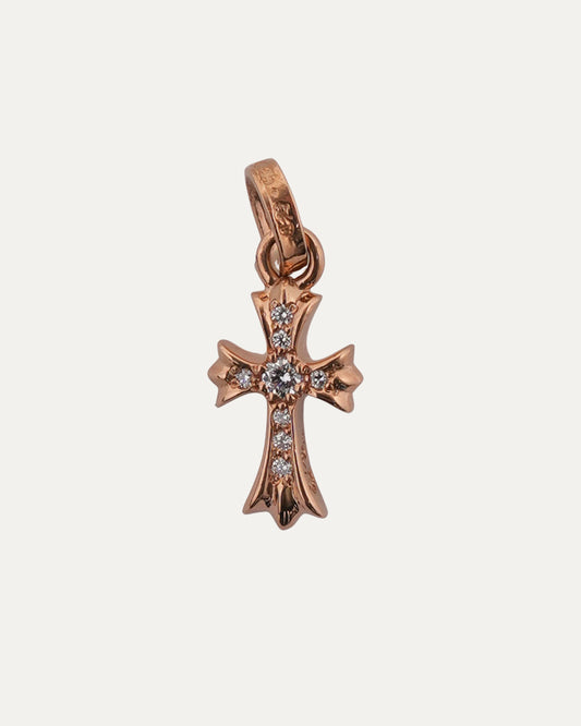 Gold Diamond Baby Fat Pendant