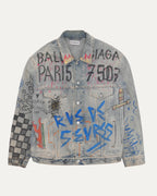 Graffiti Denim Jacket