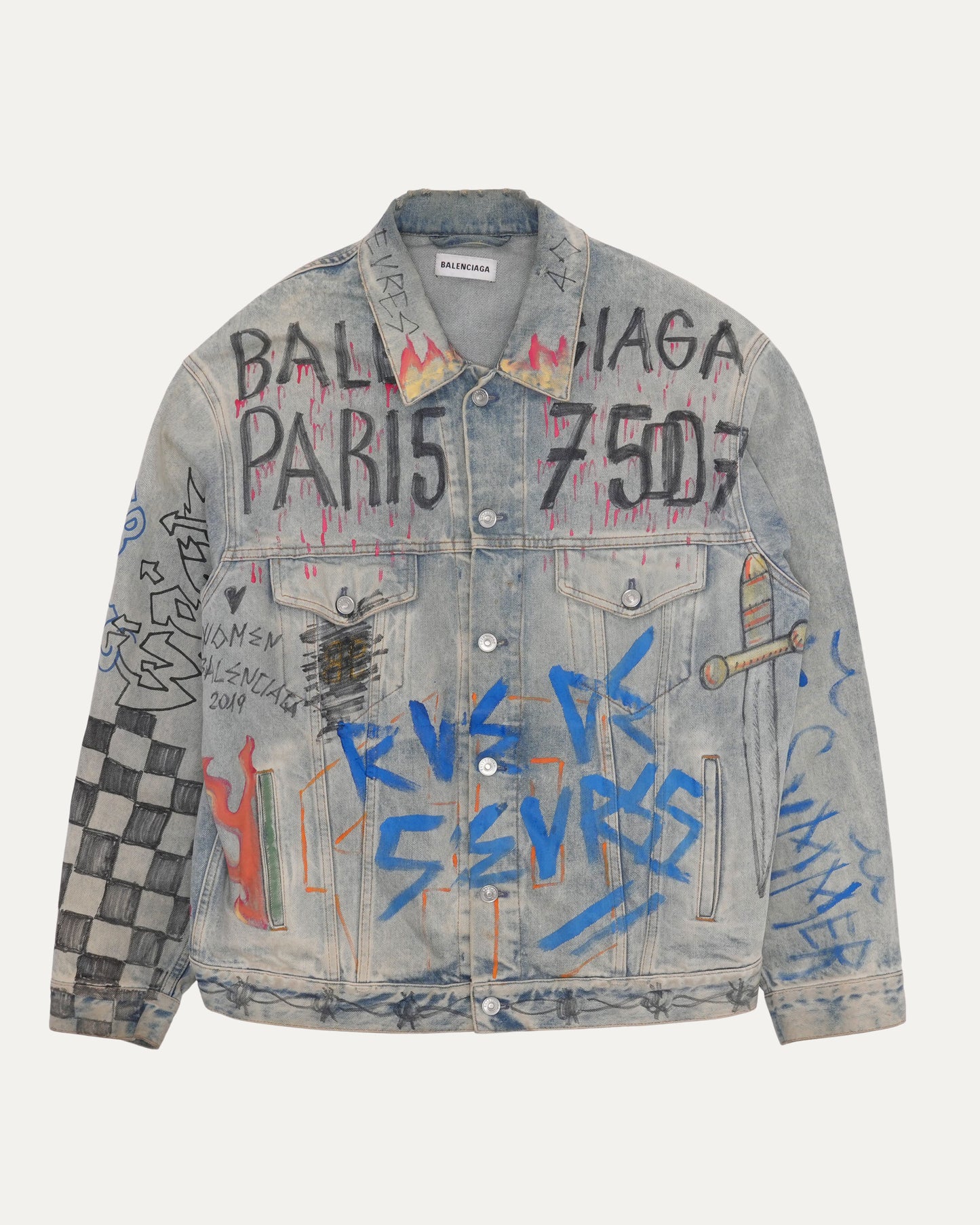 Graffiti Denim Jacket