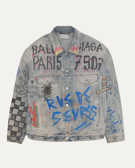 Graffiti Denim Jacket