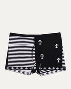 Striped Cross Border Shorts