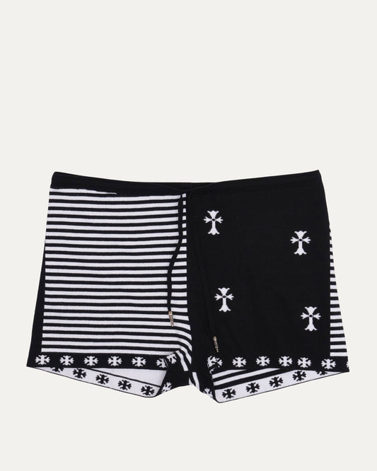Striped Cross Border Shorts