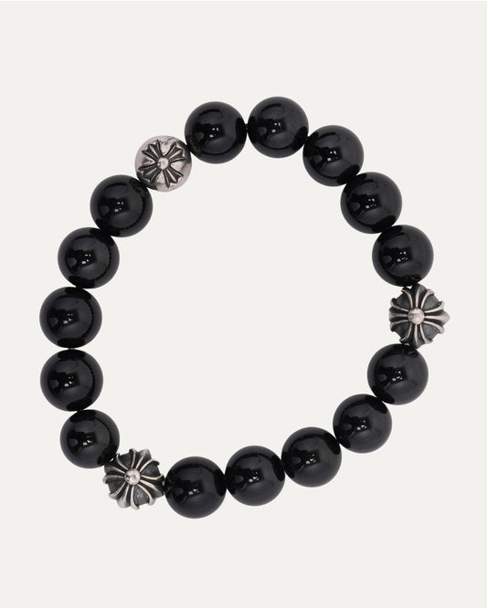 10mm Tourmaline Multi Charm Bead Bracelet