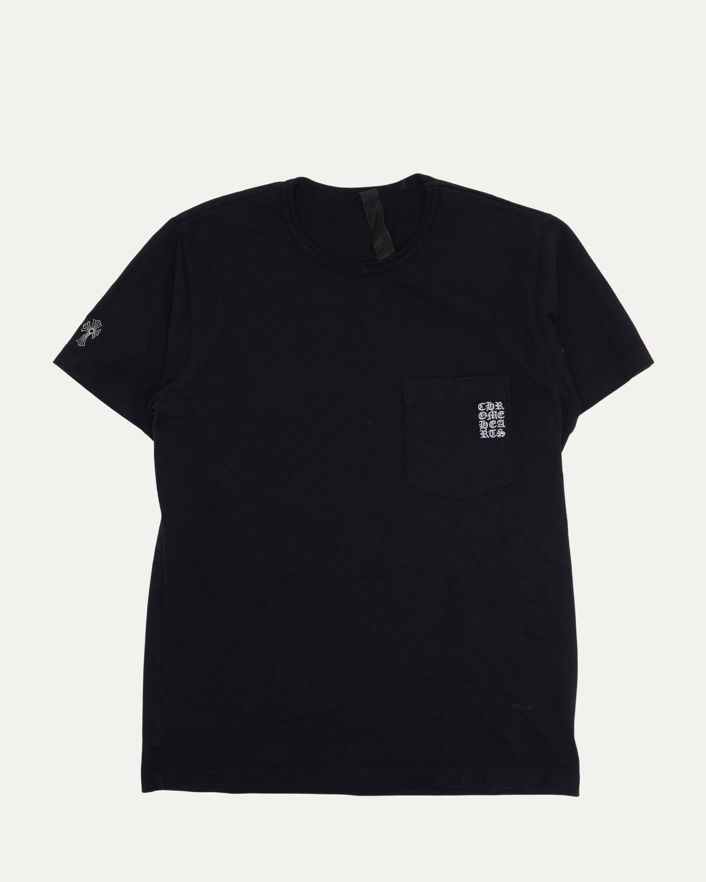 Embroidered Eyechart Pocket T-Shirt