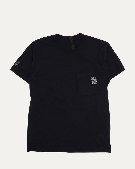 Embroidered Eyechart Pocket T-Shirt
