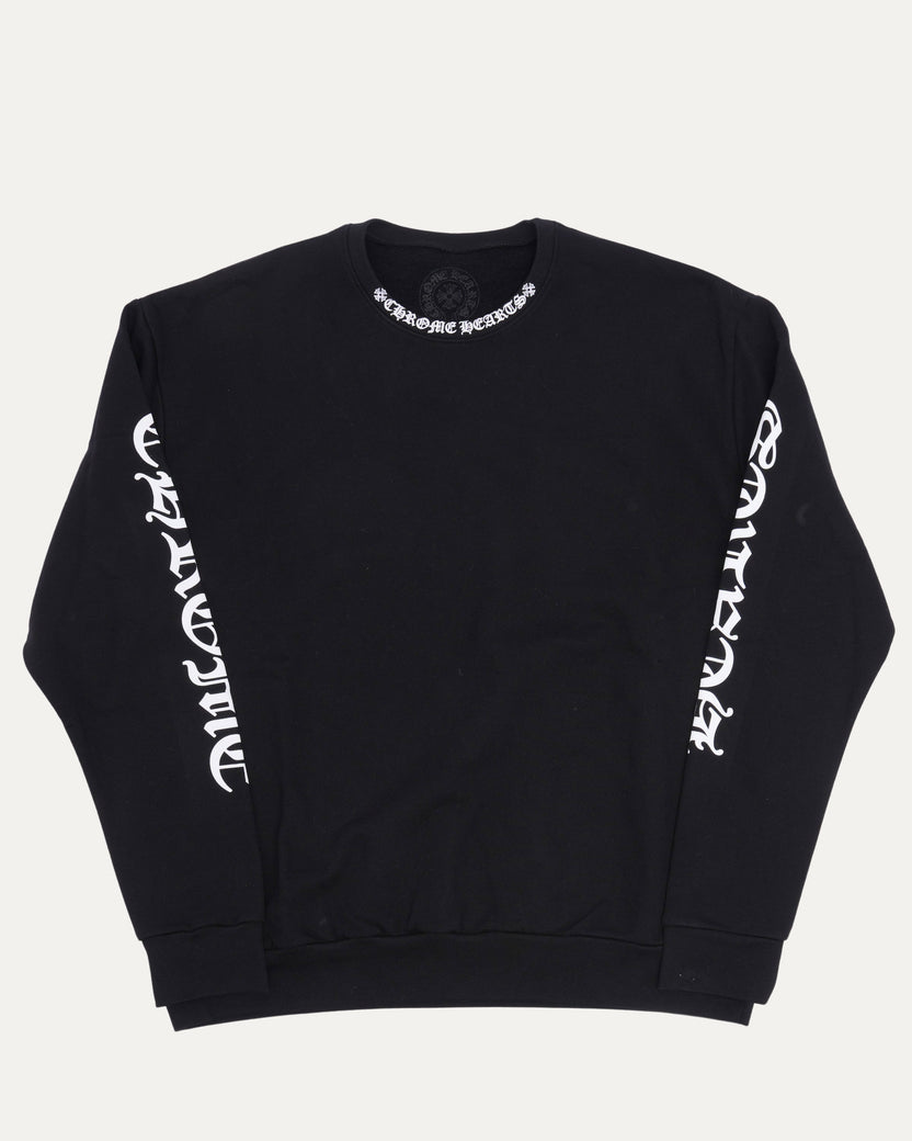 Neck Logo Crewneck Sweatshirt