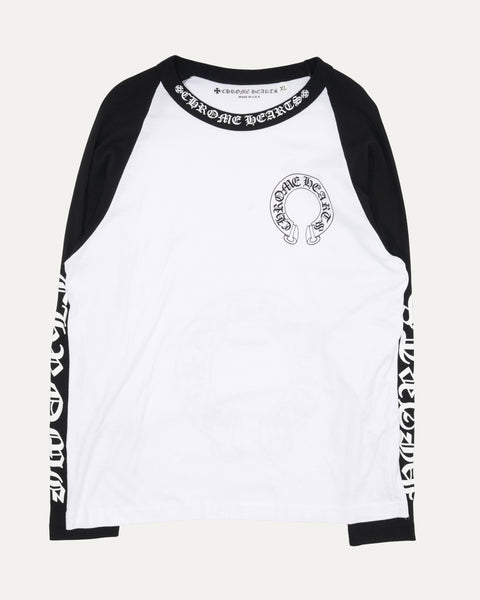 Chrome Hearts Horseshoe Neck Logo Raglan T-Shirt – Justin Reed