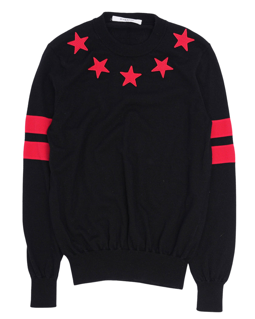 Wool Stars & Stripes Sweater