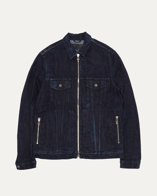 Cross Patch Denim Trucker Jacket