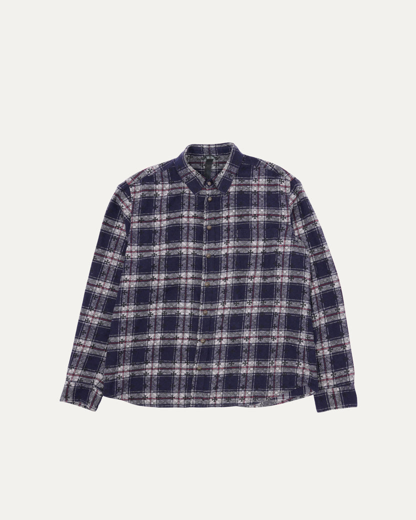 Loose Ends Cross Patch Flannel Shirt