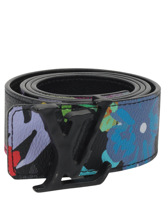 Eclipse Foliage Print Belt