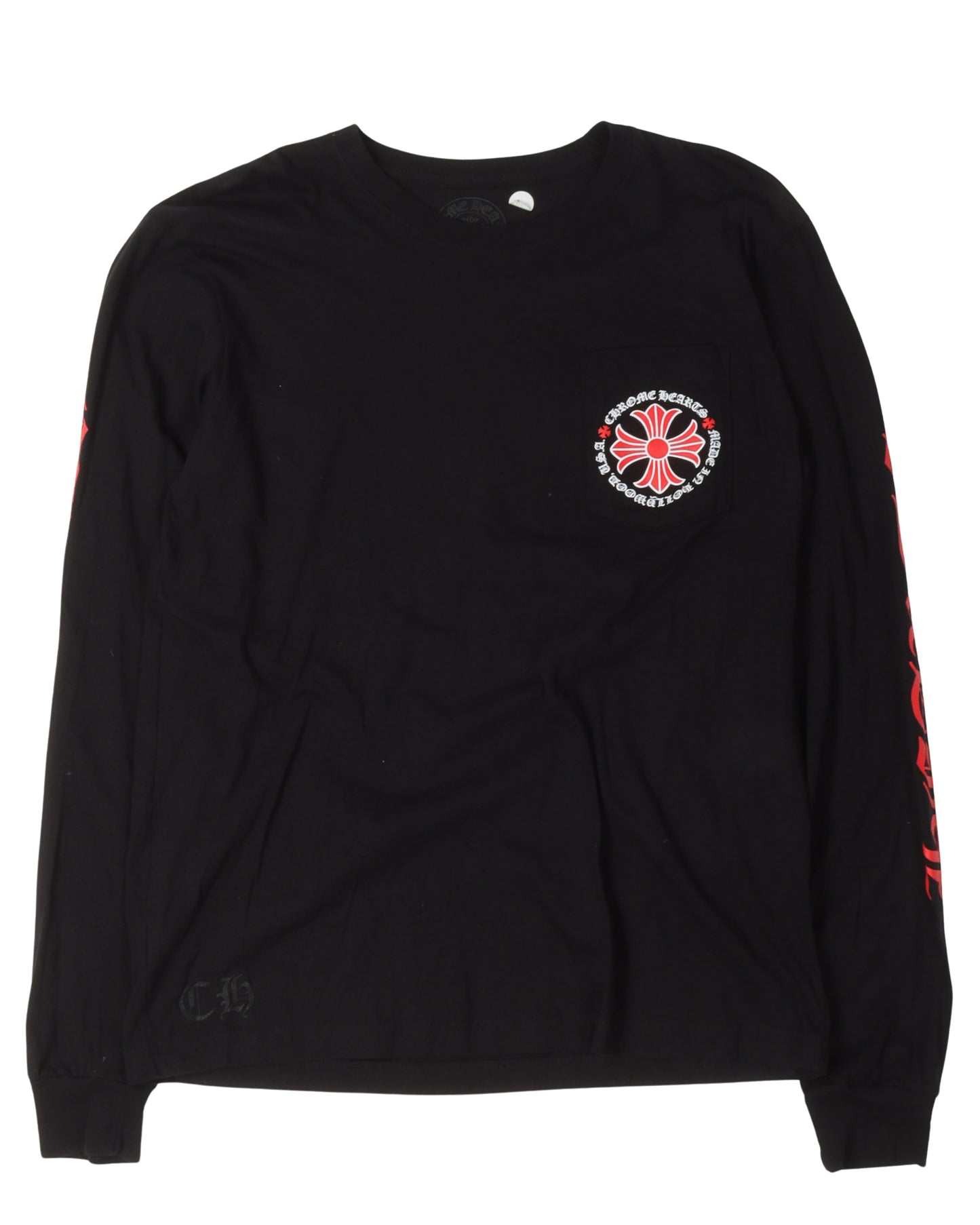 Plus Cross Long Sleeve T-Shirt
