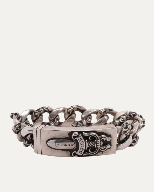 Dagger ID Fancy Link Bracelet