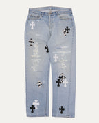 Levi's 501 Redline Cross Patch Jeans