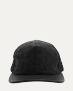Leather Cross Patch Trucker Hat