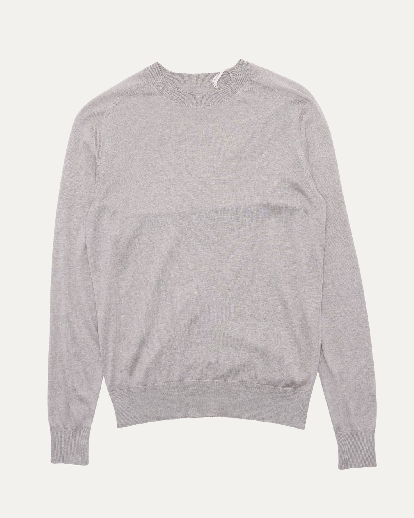 Silk Blend Long Sleeve T-Shirt