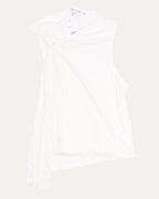 Tied Shoulder Sleeveless T-Shirt