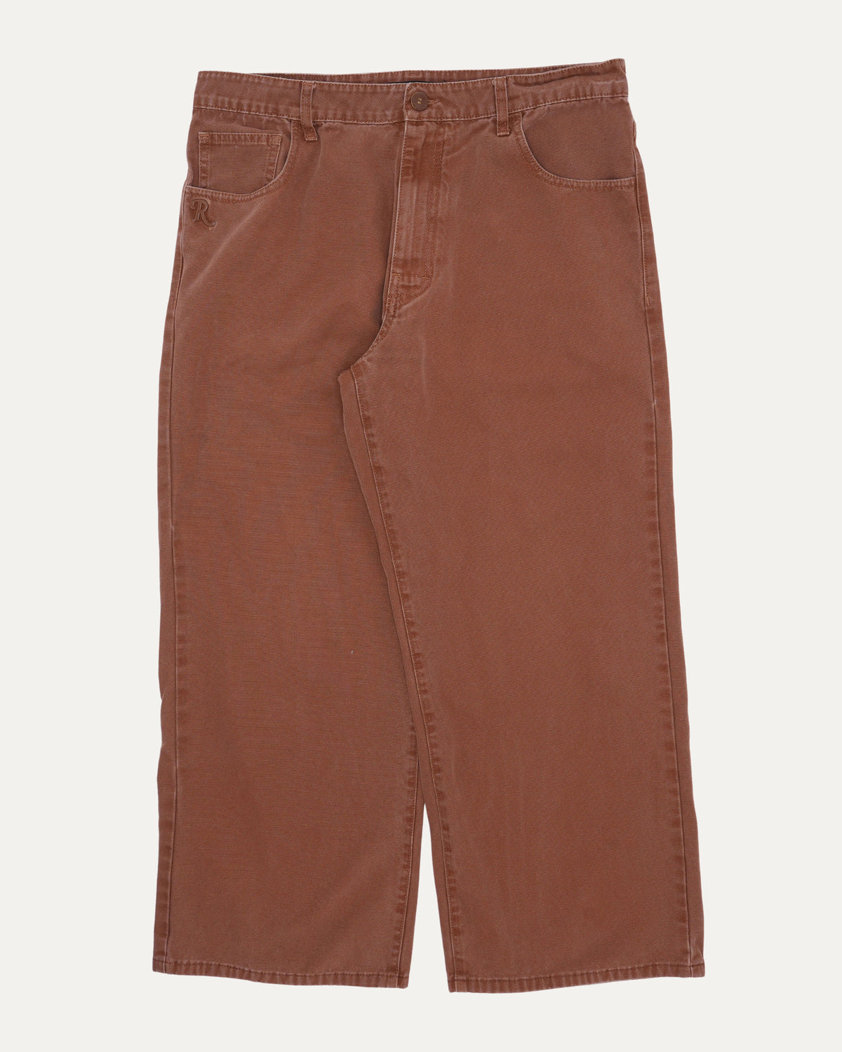 Wide Fit Denim Workwear Pants