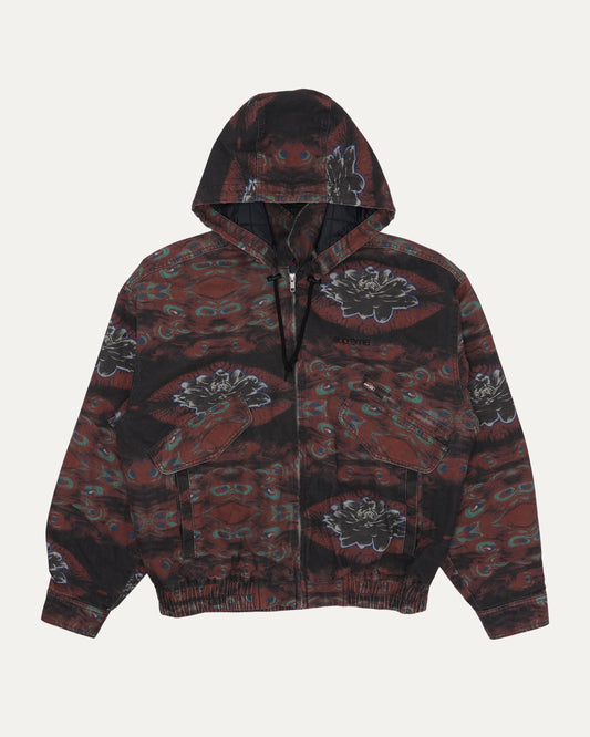 FW23 Leather Collar Utility Jacket