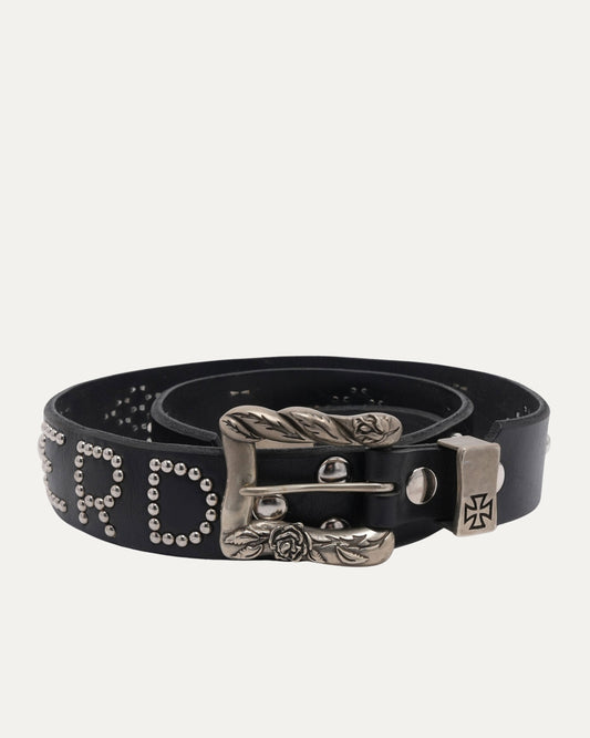 Black Texas Serenade Studded Belt