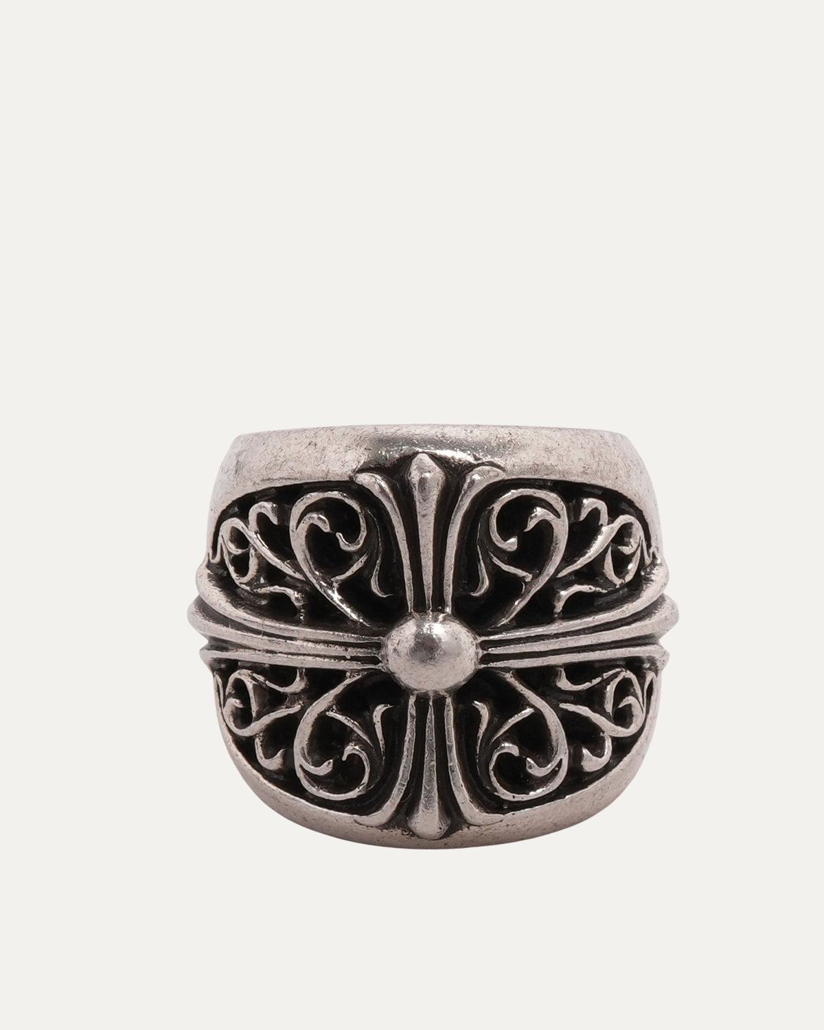 Oval Cross Ring
