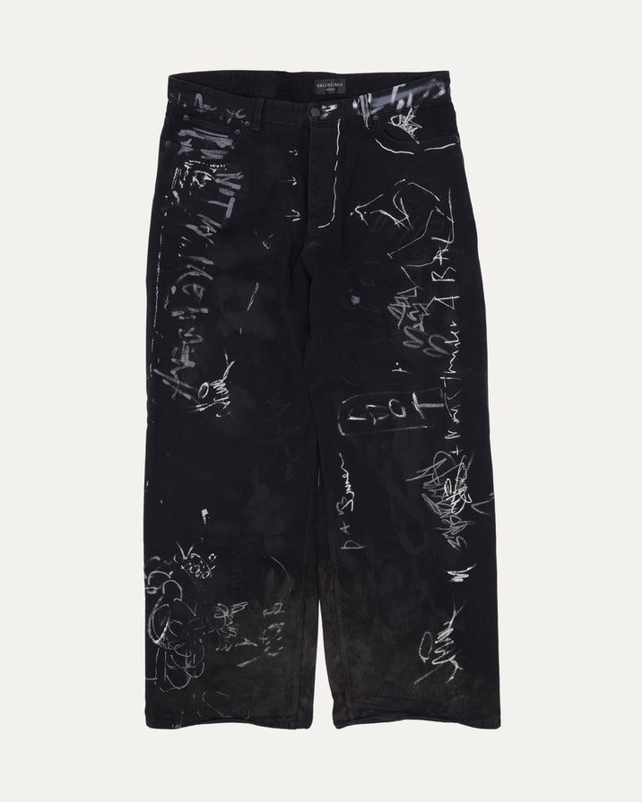 Graffiti Baggy Jeans