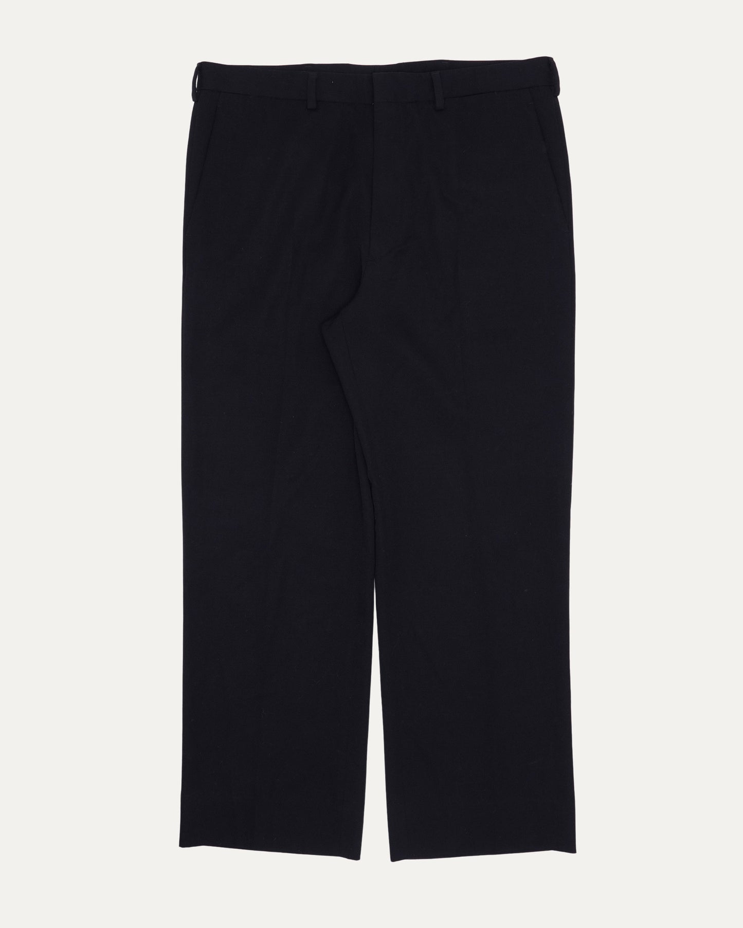 Pleated Virgin Wool Trousers