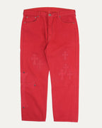 Levi's 501 Cross Patch Jeans