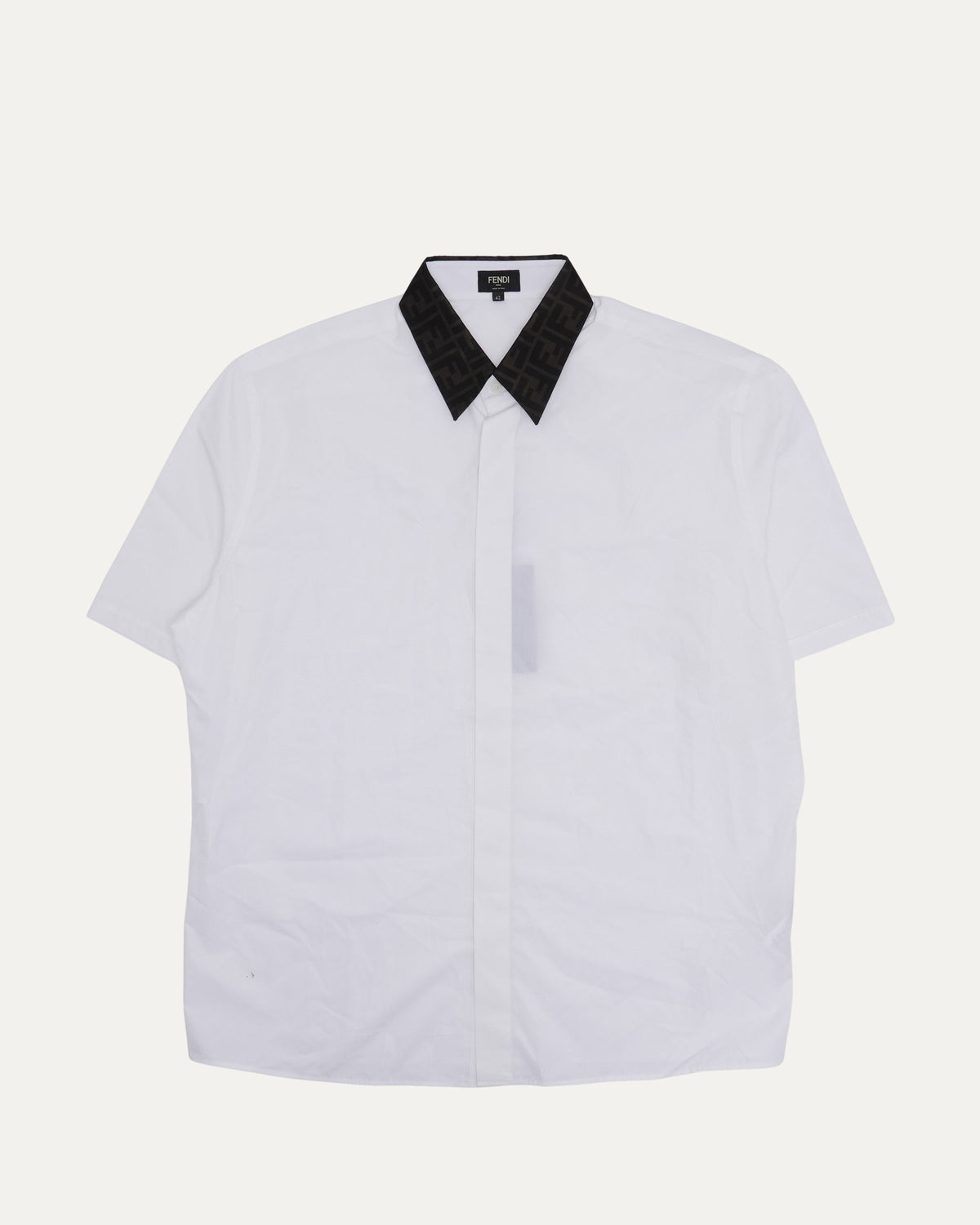 Monogram Collar Shirt