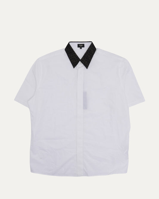 Monogram Collar Shirt