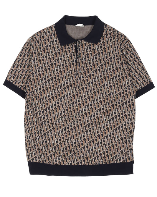 Oblique Monogram Polo Shirt