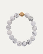 10mm 22k Gold Plus Ball Bead Bracelet