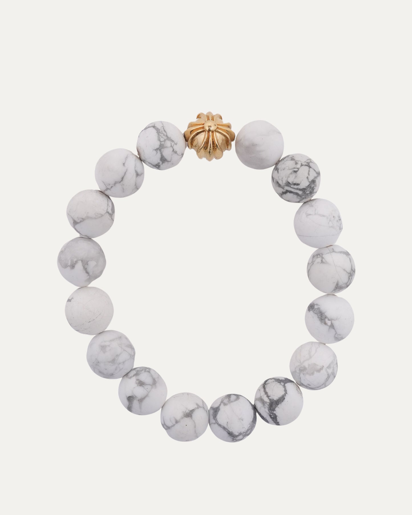 10mm 22k Gold Plus Ball Bead Bracelet